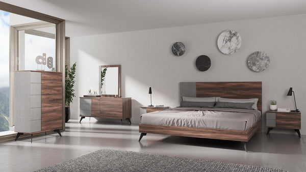 Nova Domus Palermo Queen Italian Modern Faux Concrete & Noce Bodrum Bedroom SetVig Furniture Model VGACPALERMO-WAL-SET-Q ID 76640 catch
