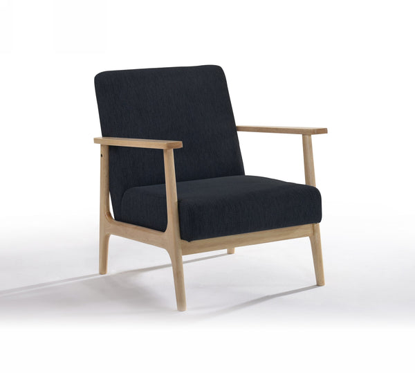 Modrest Gengo Modern Black Accent Chair Black Lounge Chair SKU VGMA-MI-773-CH Product ID: 76307