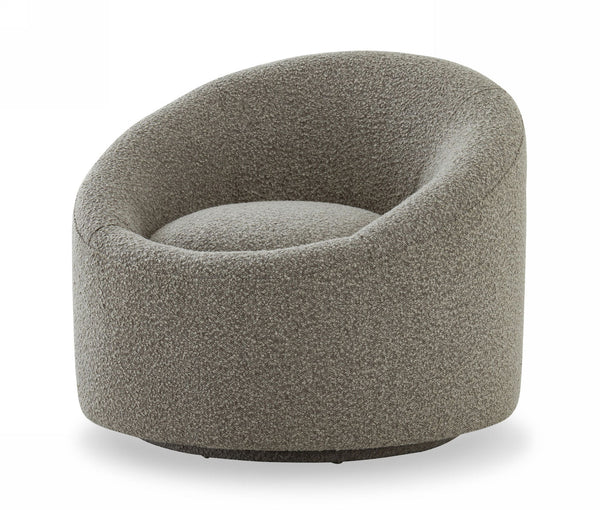 Modrest Frontier Glam Grey Fabric Accent Chair Grey Lounge Chair SKU VGODZW-993 Product ID: 76884