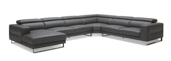 Divani Casa Hawkey Contemporary Black Leather LAF Chaise Sectional SofaVig Furniture Model VGKK-KF1066-BLK-LAF ID 80407 catch