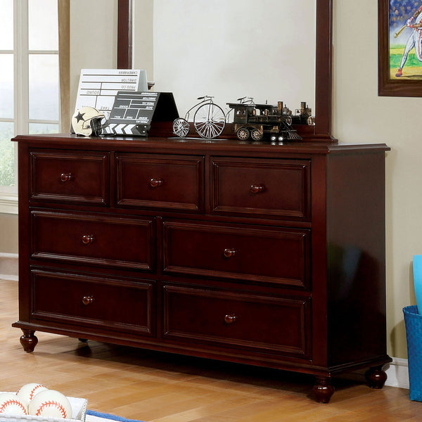 Furniture Of America Olivia Dark Walnut Traditional Dresser, Dark Walnut Model CM7155EX-D Default Title