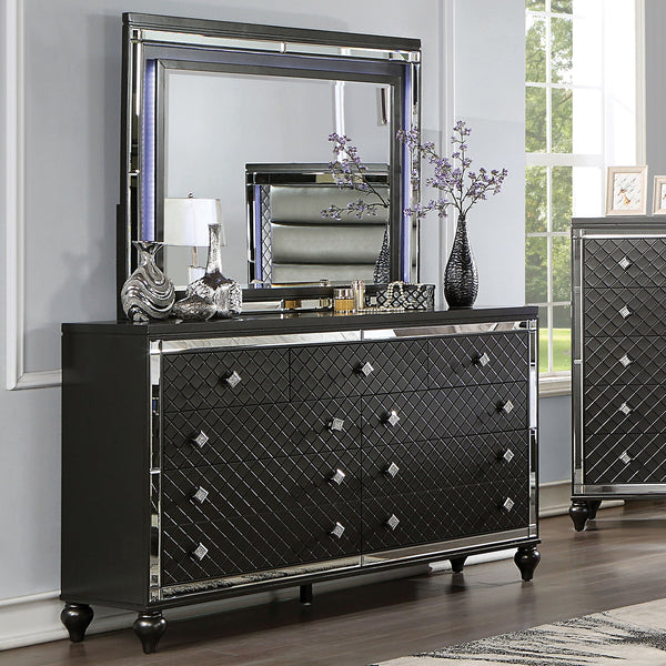 Furniture Of America Calandria Gray Contemporary Dresser, Gray Model CM7320GY-D Default Title