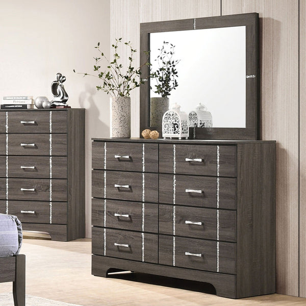 Furniture Of America Richterswil Gray Contemporary Dresser Model CM7515D Default Title