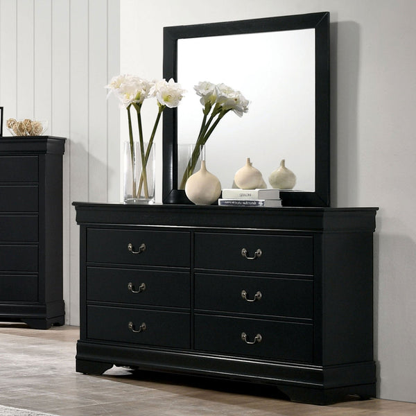 Furniture Of America Louis Philippe Black Transitional Dresser Model CM7966BK-D Default Title