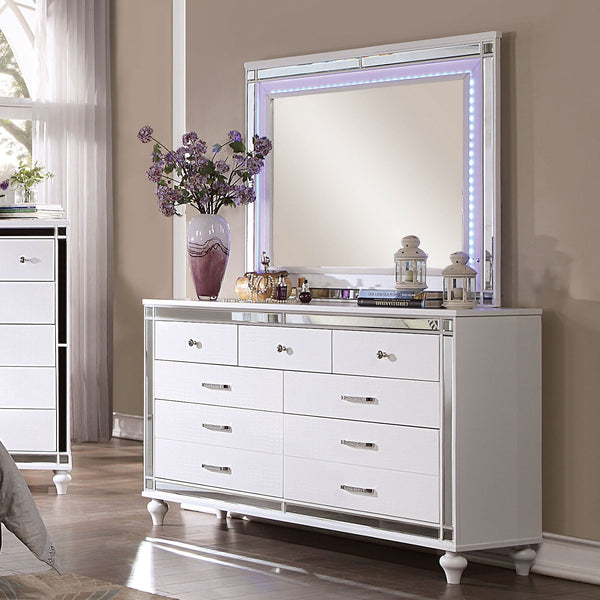 Furniture Of America Brachium White Contemporary Dresser, White Model CM7977WH-D Default Title