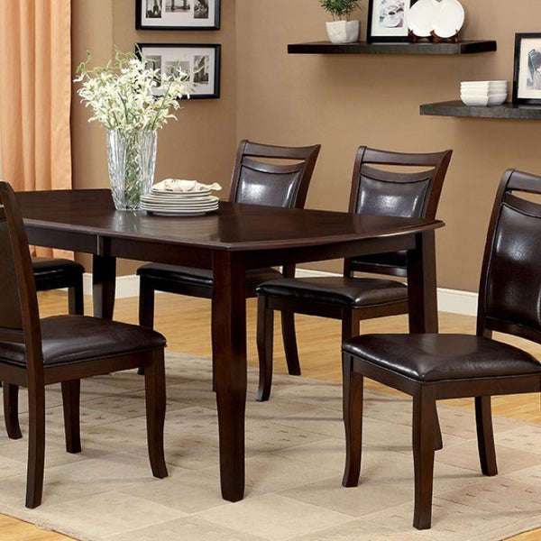 Furniture Of America Woodside Dark Cherry/Espresso Transitional Dining Table Model CM3024T