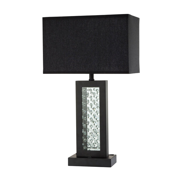 Furniture Of America Abbi Black Contemporary Table Lamp Model L76389BK Default Title