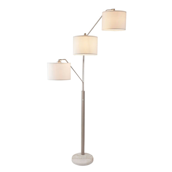 Furniture Of America Iyanna Silver/Beige Contemporary Arch Lamp, Silver Beige Model L76949SN Default Title