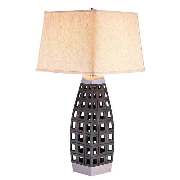 Furniture Of America Zara Black/Chrome Contemporary Table Lamp Model L94178T Default Title