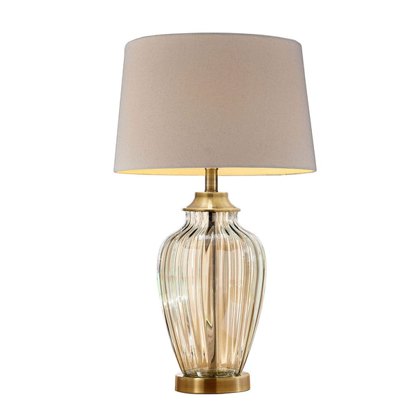 Furniture Of America Lee Gold/Clear Contemporary 28.5"H Table Lamp Model L9713 Default Title