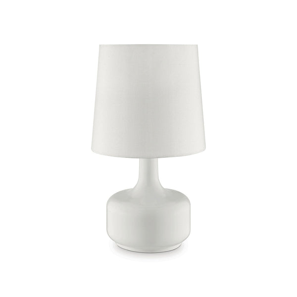 Furniture Of America Farah White Contemporary 17"H Glossy White Table Lamp Model L9819WH Default Title