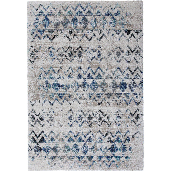 Furniture Of America Gresford Blue/Gray Contemporary 5'3" X 7'6" Area Rug Model RG1036 Default Title