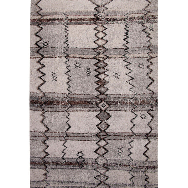 Furniture Of America Gresford Gray/Black Contemporary 5'3" X 7'6" Area Rug Model RG1038 Default Title