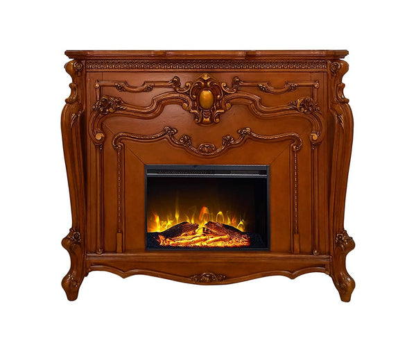 ACME Picardy Honey Oak Finish Fireplace Model AC01344