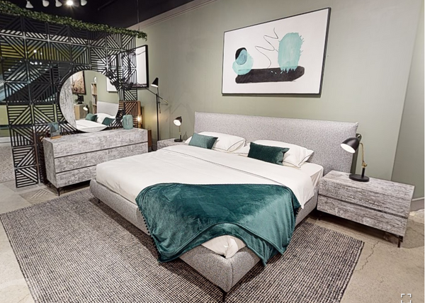 Nova Domus Aria Italian Modern Multi Grey EK Bedroom SetVig Furniture Model VGAC-ARIA-BED-SET-EK ID 80121 catch