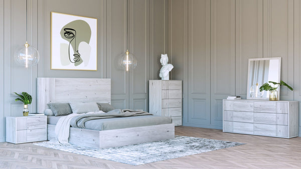 Queen Nova Domus Asus Modern Italian White Bedroom SetVig Furniture Model VGACASUS-WHT-SET-Q ID 78407 catch