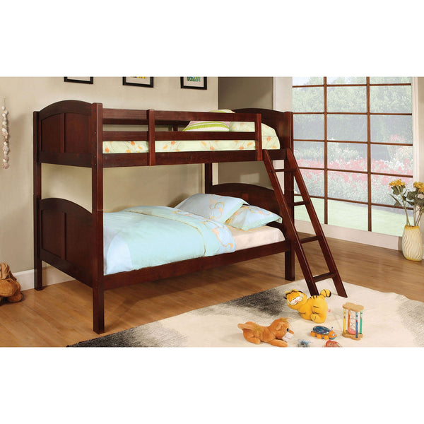 Furniture Of America Rexford Cherry Cottage Twin | Twin Bunk Bed