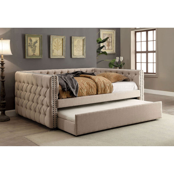 Furniture Of America Suzanne Ivory Transitional Full Daybed