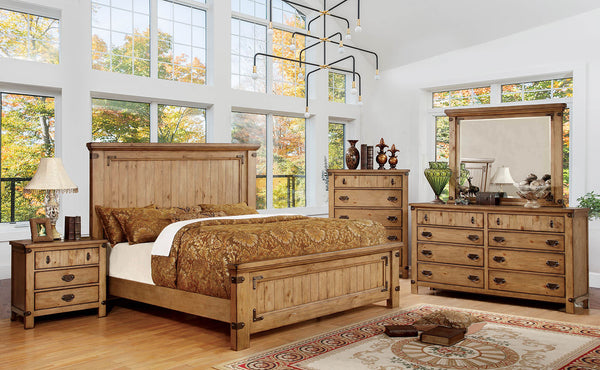 Furniture Of America Pioneer Weathered Elm Cottage Queen Bed