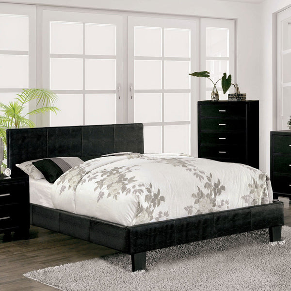 Furniture Of America Wallen Black Contemporary Queen Bed