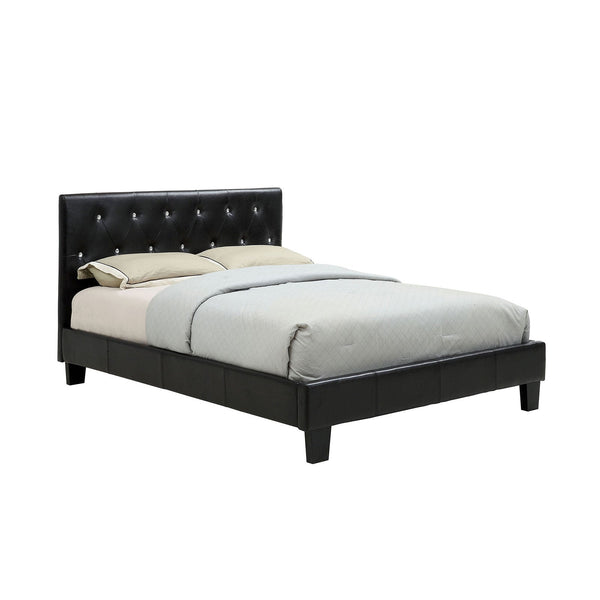 Furniture Of America Velen Black Contemporary Queen Bed