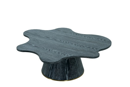 Modrest Gabbro High Black Wood and Gold Coffee Table Other Coffee Table SKU VGOD-LZ-220C-H-DKW Product ID: 79685