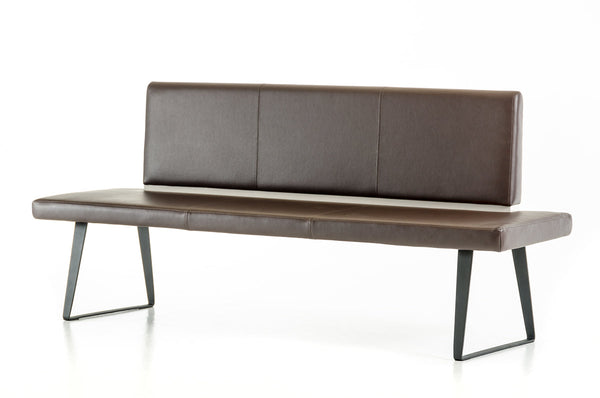 Modrest Union Modern Brown Leatherette Dining Bench Brown Bench SKU VGWCE151Y Product ID: 17564A