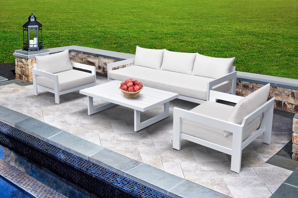 Renava Wake Outdoor Off White Sofa SetVig Furniture Model VGGE-WAKE-SOFA-SET ID 81117 catch