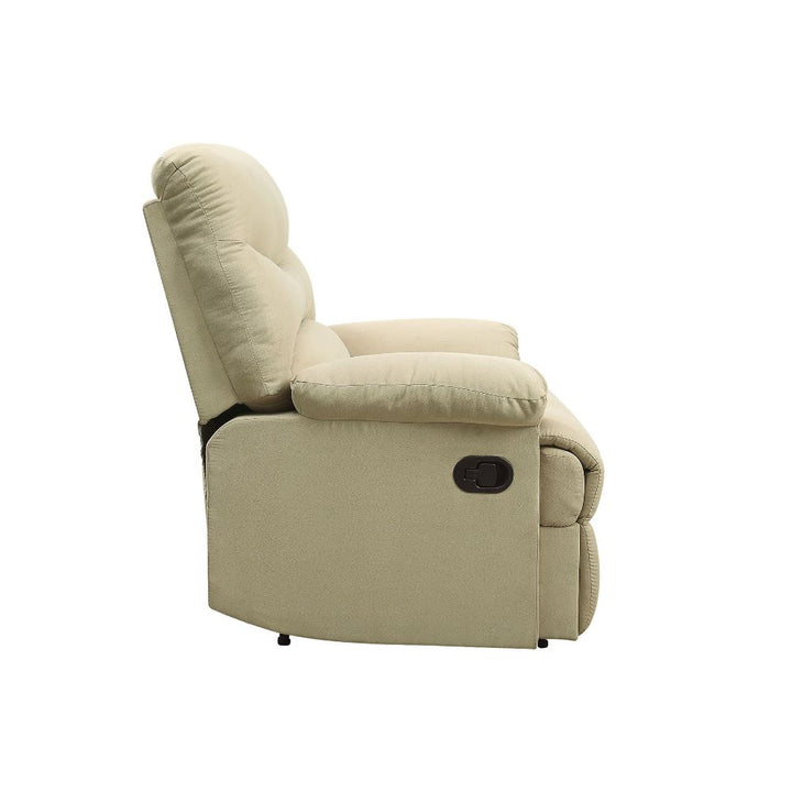 ACME Arcadia Beige Microfiber Recliner Model 626 - MONAVILLA