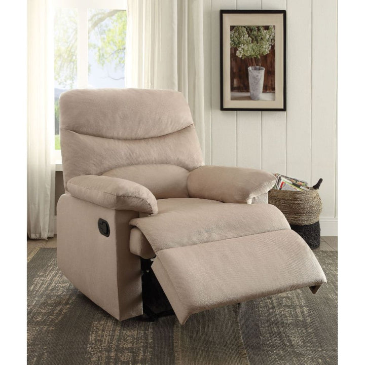 ACME Arcadia Beige Woven Fabric Recliner Model 702 - MONAVILLA