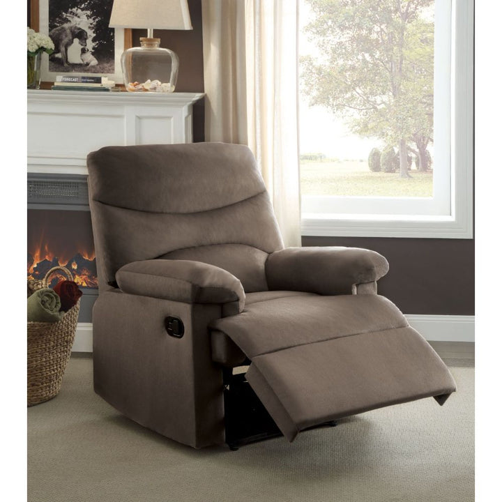 ACME Arcadia Light Brown Woven Fabric Recliner Model 703 - MONAVILLA