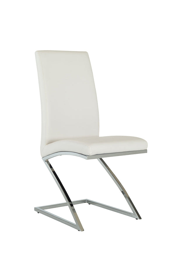 Angora Modern White Dining Chair (Set of 2) - MONAVILLA