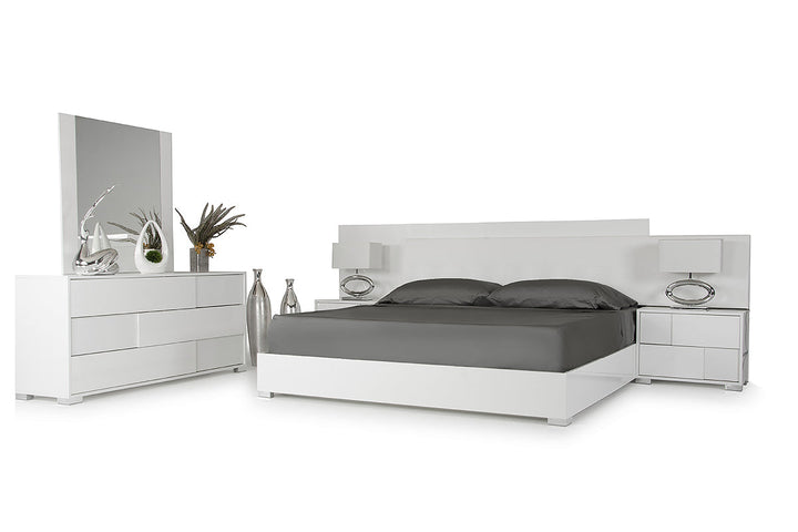 Modrest Monza Italian Modern White Dresser - MONAVILLA