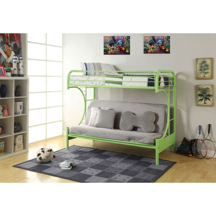 ACME Eclipse Green Twin/Full/Futon Bunk Bed Model 02091W-GR - MONAVILLA