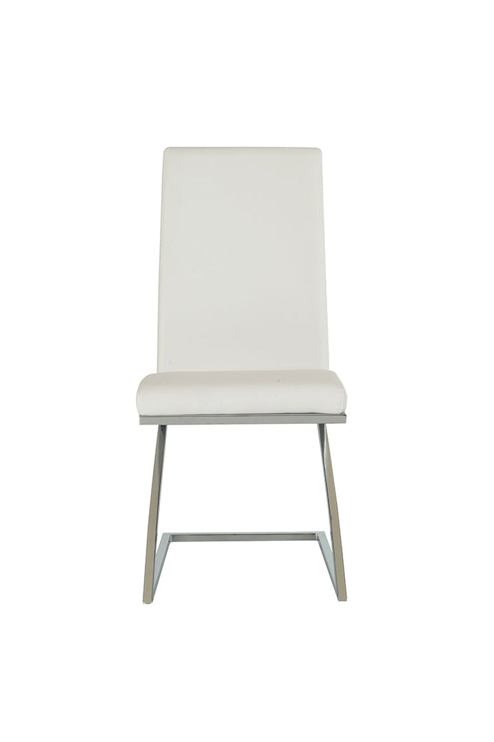 Angora Modern White Dining Chair (Set of 2) - MONAVILLA