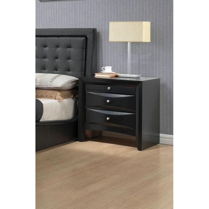 ACME Ireland Black Nightstand Model 4163 - MONAVILLA