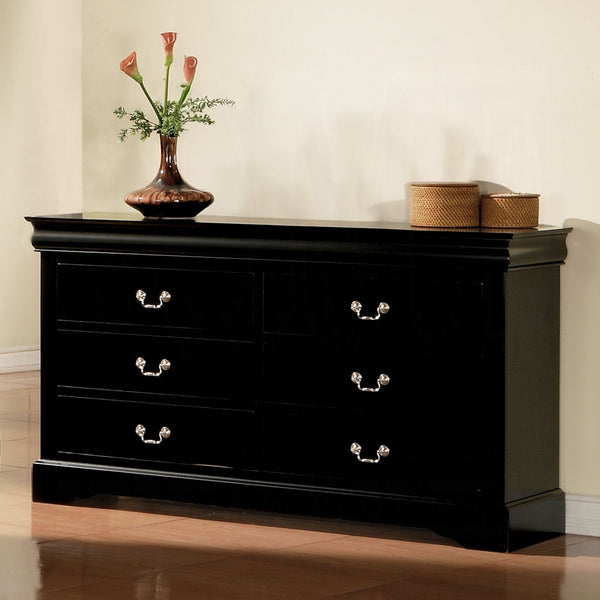 ACME Louis Philippe III Black Dresser Model 19505