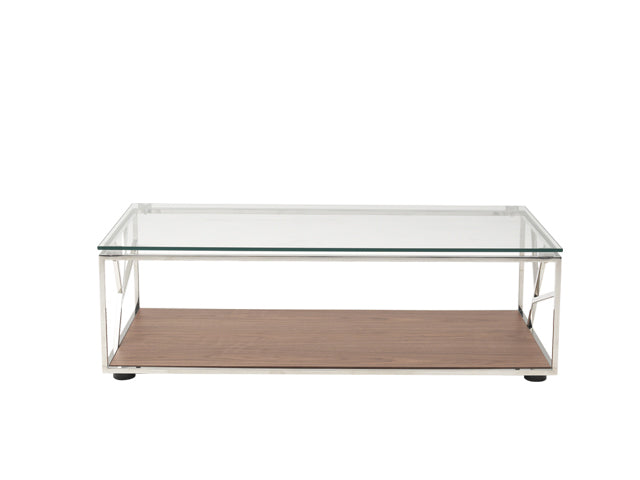Modrest Cressida Modern Walnut Coffee Table - MONAVILLA