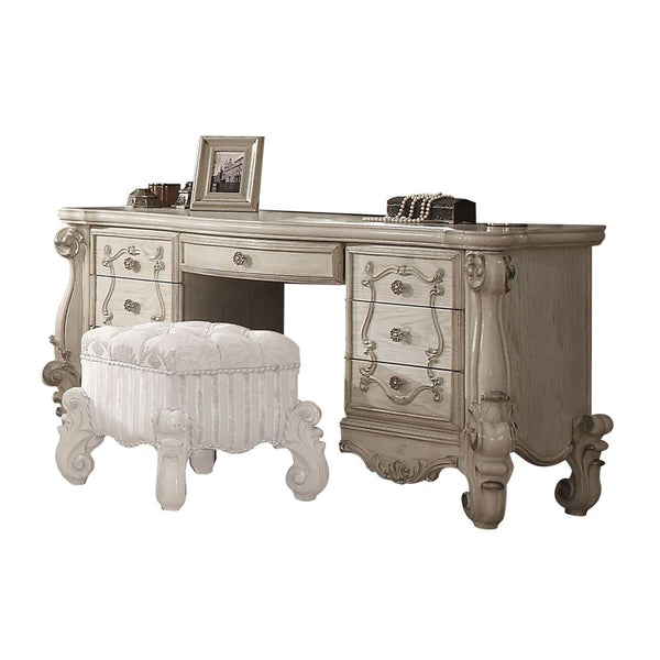 ACME Versailles Bone White Vanity Desk Model 21137 - MONAVILLA