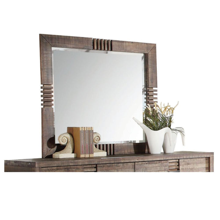 ACME Andria Reclaimed Oak Mirror Model 21294 - MONAVILLA