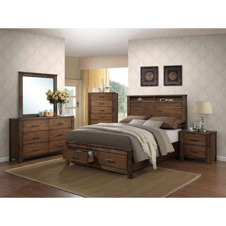 ACME Merrilee Oak Queen Bed Model 21680Q - MONAVILLA