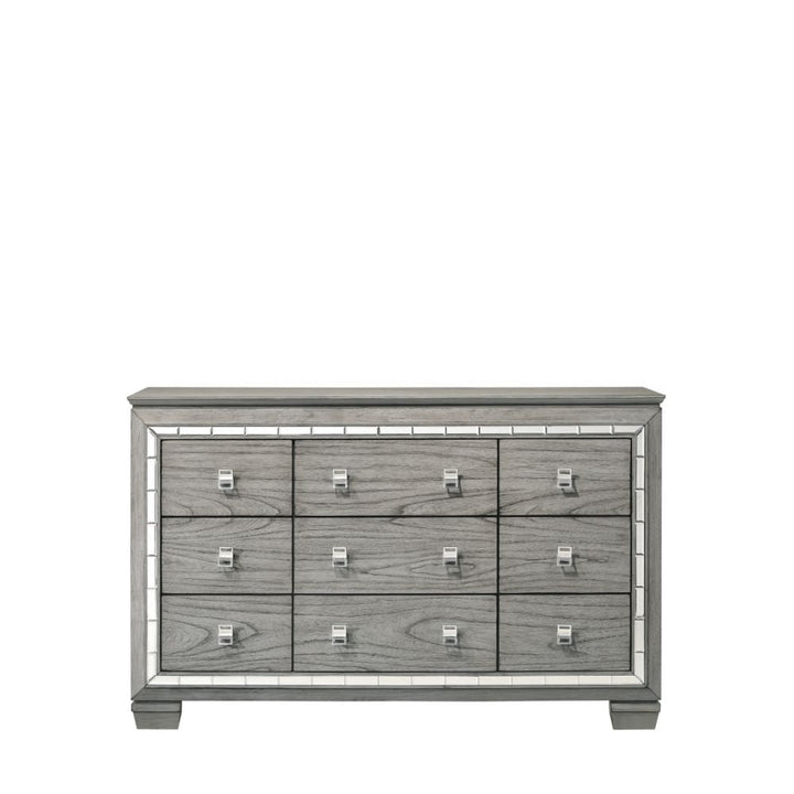 ACME Antares Light Gray Oak Dresser Model 21825 - MONAVILLA