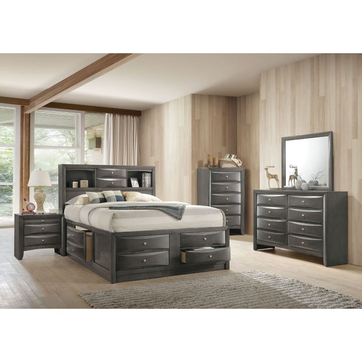 ACME Ireland Gray Oak Queen Bed Model 22700Q - MONAVILLA