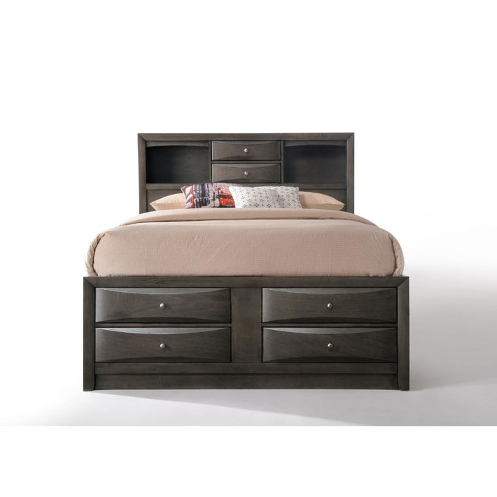 ACME Ireland Gray Oak Queen Bed Model 22700Q - MONAVILLA