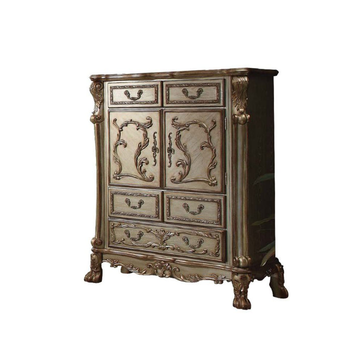 ACME Dresden Gold Patina & Bone Chest Model 23166 - MONAVILLA