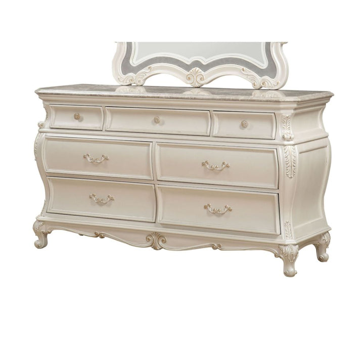 ACME Chantelle Pearl White Dresser Model 23545 - MONAVILLA
