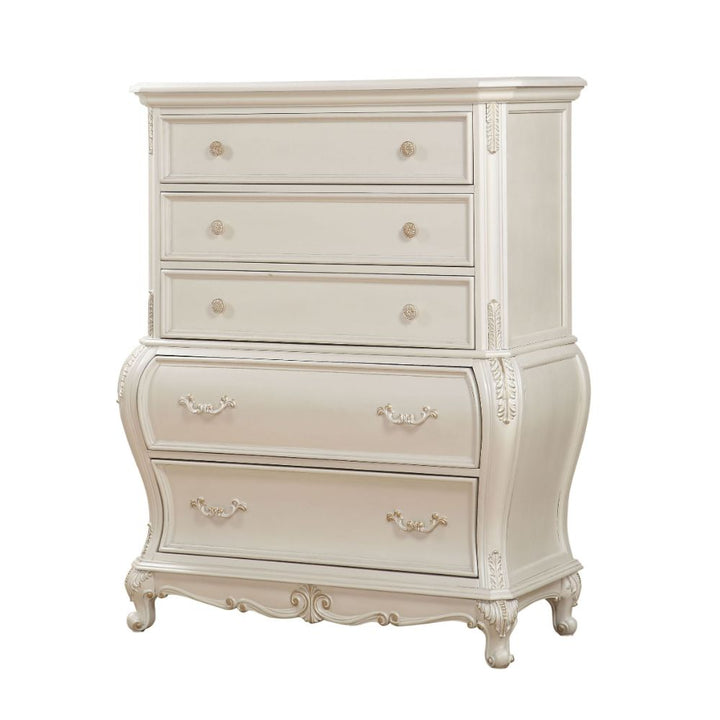 ACME Chantelle Pearl White Chest Model 23546 - MONAVILLA