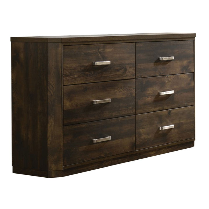 ACME Elettra Rustic Walnut Dresser Model 24855 - MONAVILLA