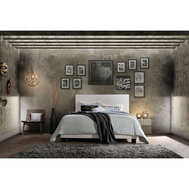ACME Lien White PU Queen Bed Model 25710Q - MONAVILLA