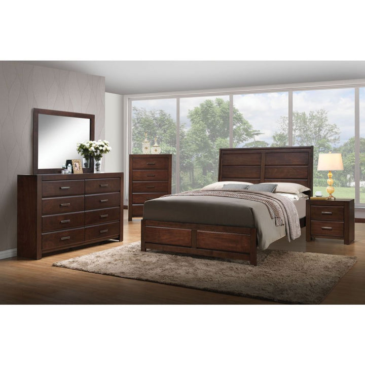 ACME Oberreit Walnut Queen Bed Model 25790Q - MONAVILLA